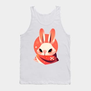 A Portrait of a Cute Rabbit Tank Top